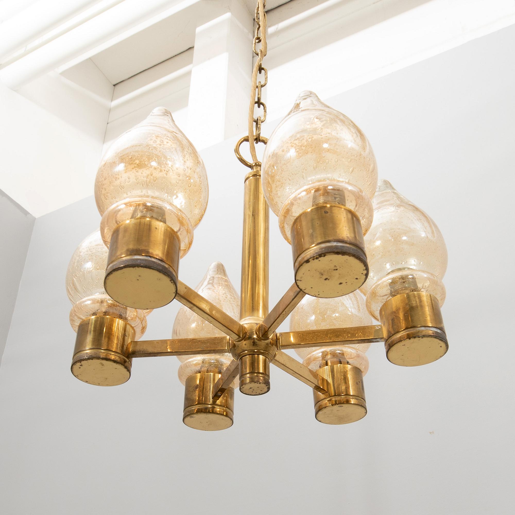 Taklampa 1900-talets andra hälft.