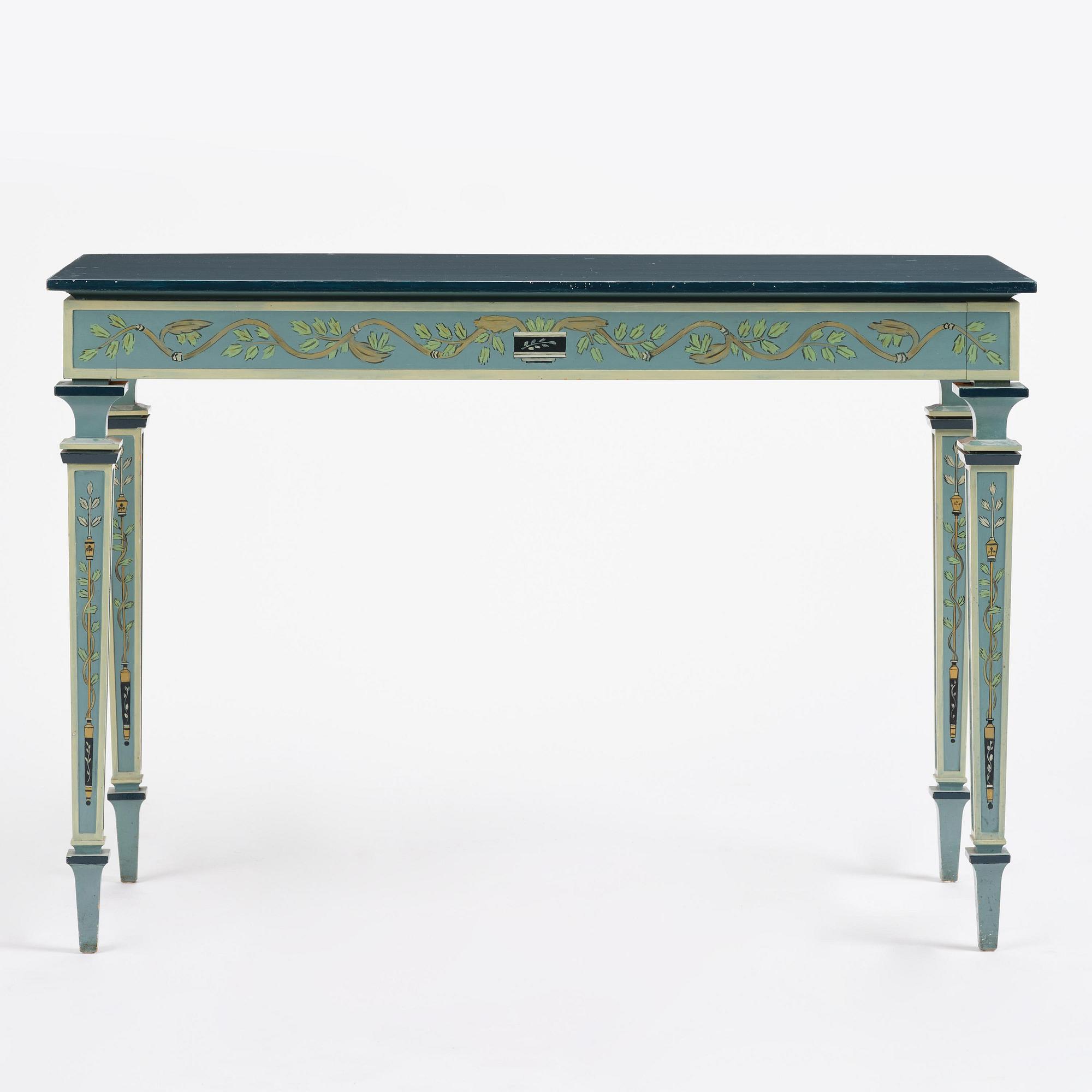 Carl Malmsten, a Swedish Grace console table, cabinetmaker Albin Johansson, Stockholm, for Villa Kvikkjokk, 1927.