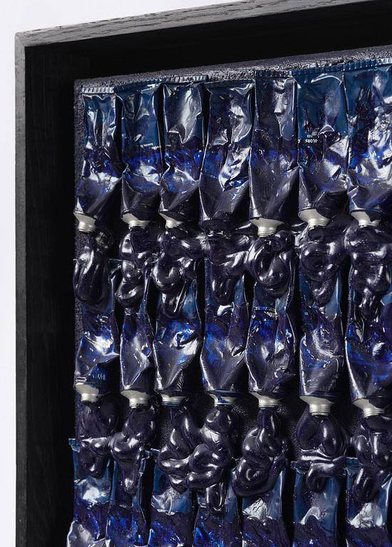 Arman (Armand Pierre Fernandez), "Monochrome Accumulation no. 3003".