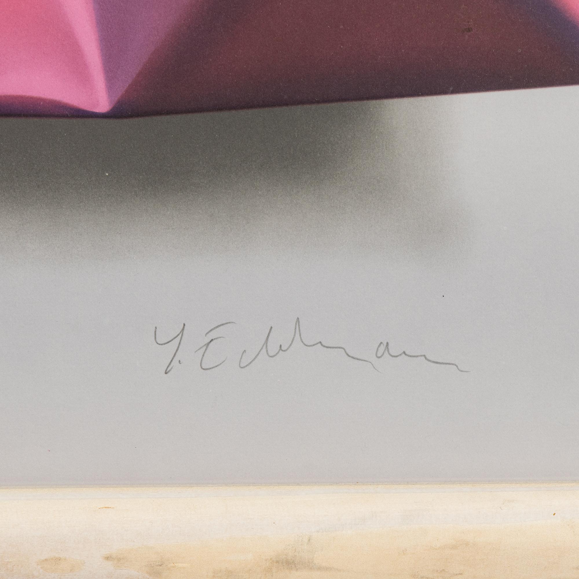 Yrjö Edelmann, lithograph in colours, signed 245/250.