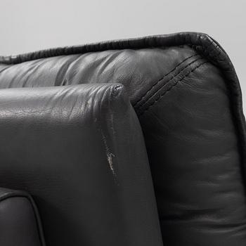 Nicoletti Salotti, an "Ambassador" sofa with ottoman, Italy 1970s-1980s.
