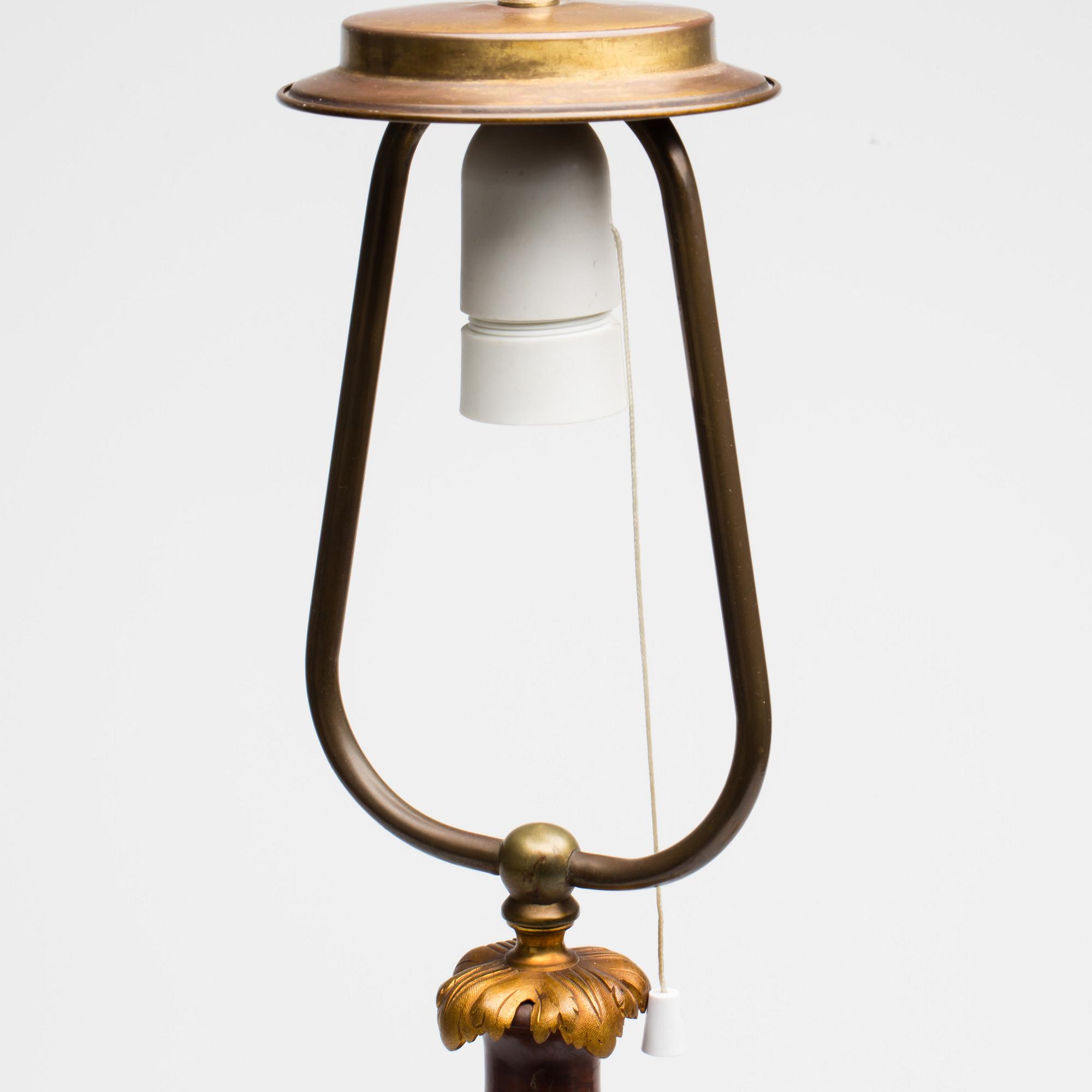 BORDSLAMPA, Louis XVI-stil, 1900-tal.