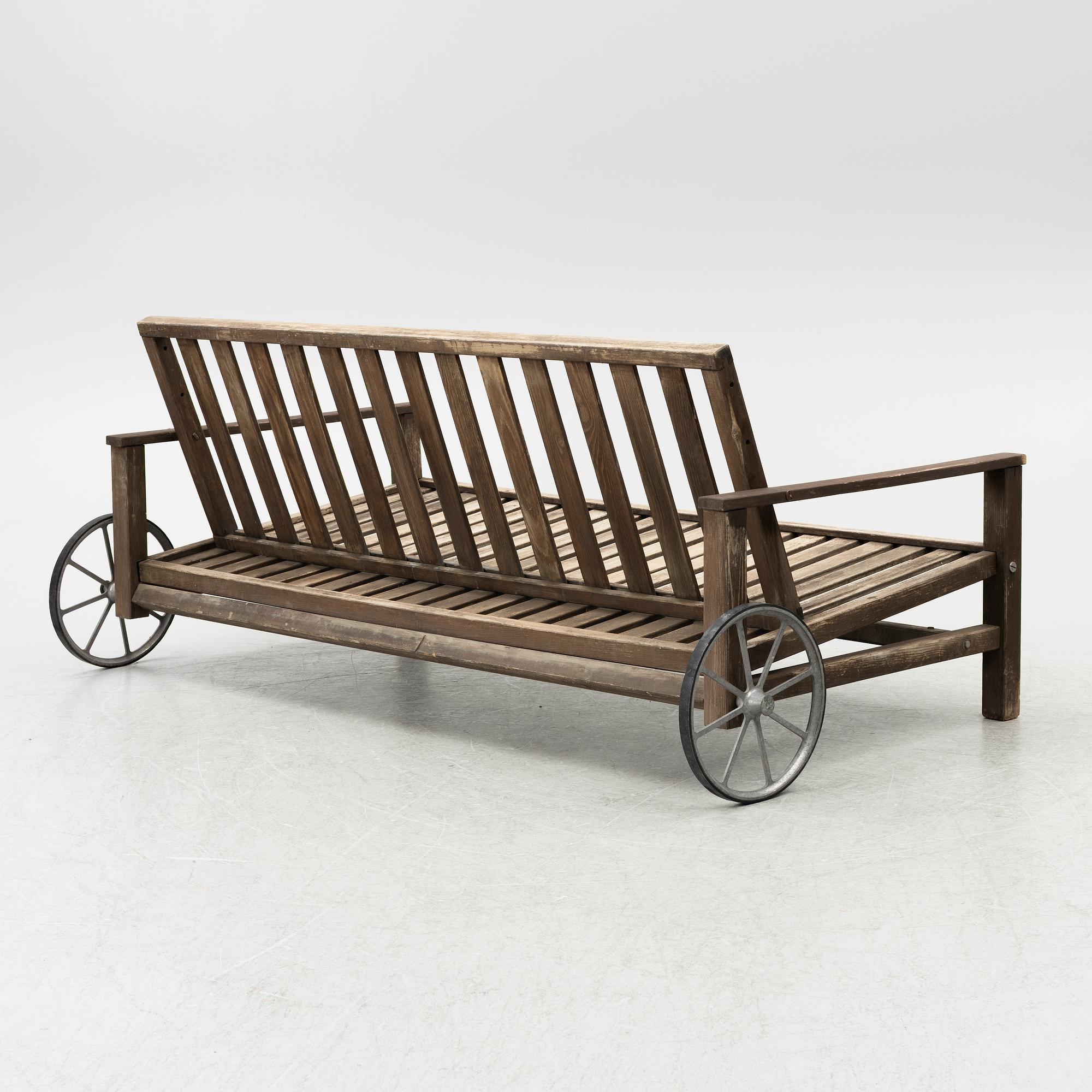 Elsa Stackelberg, a garden sofa, Fri Form, Sweden.