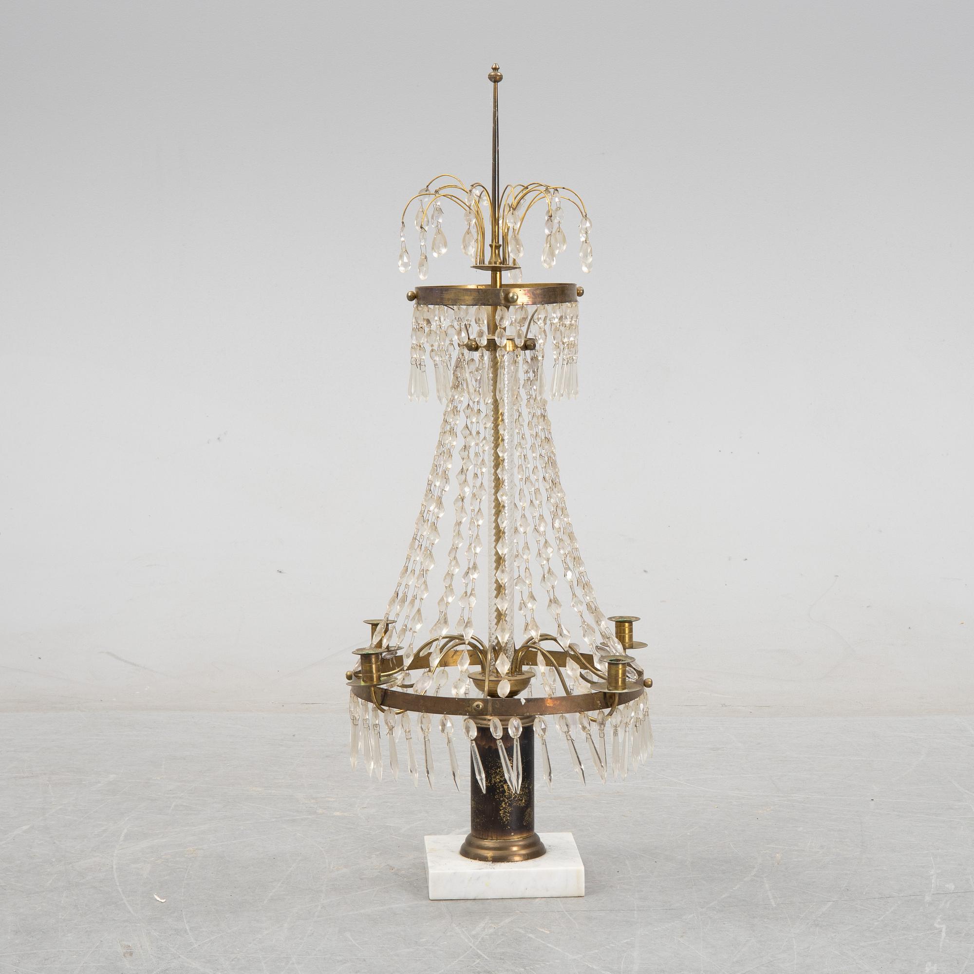 Bordslyster, sengustaviansk stil, 1900-tal.