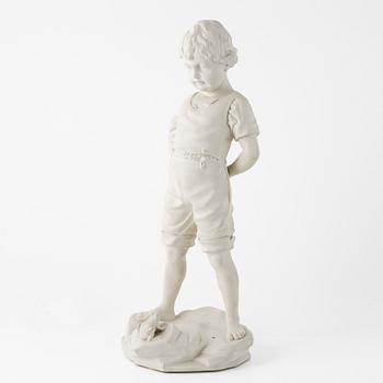 A 'Pojke med groda' figurine, Gustafsberg, 1915.