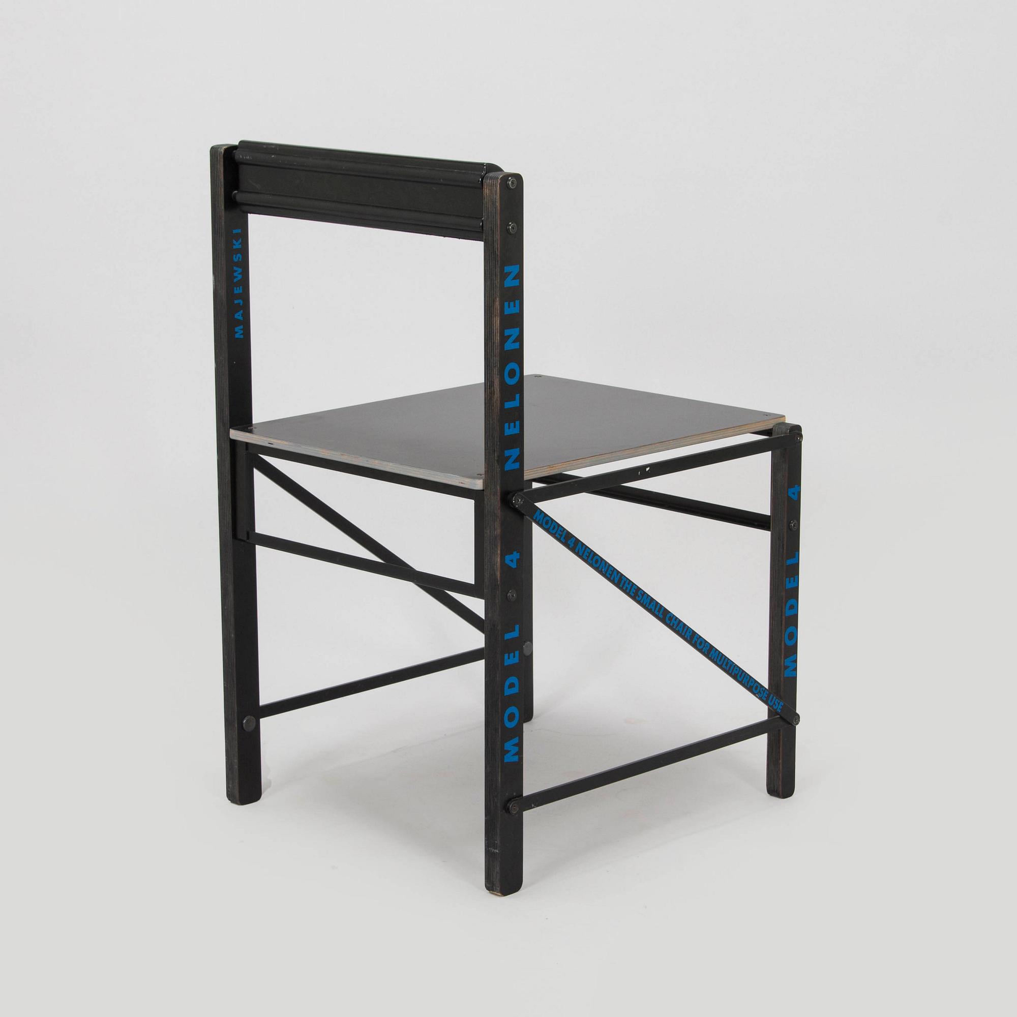 Yrjö Kukkapuro, tuoli, "Nelonen", Avarte, 1980-luku.