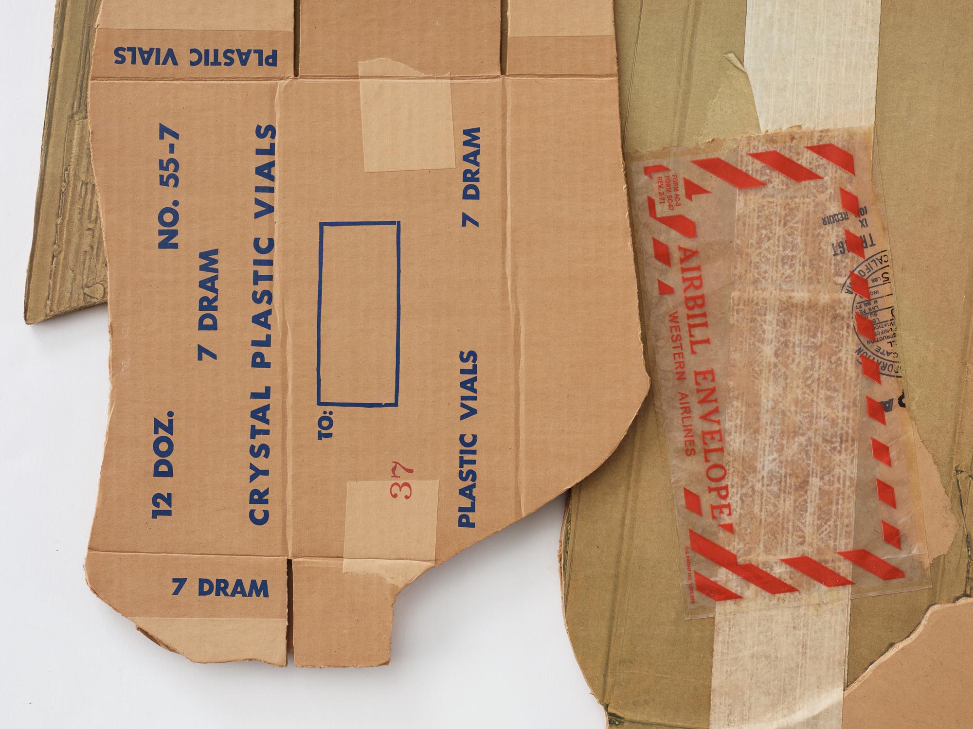 Robert Rauschenberg, Cardbird III from: "Cardbird series".