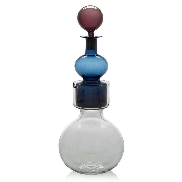 Kaj Franck, a decanter, 'The Bells of Kremlin', signed K. Franck, Nuutajärvi, Notsjö -62.
