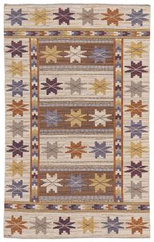 228. Märta Måås-Fjetterström, a 'Höstmattan' carpet, flat weave, c. 295 x 182 cm, signed MMF.