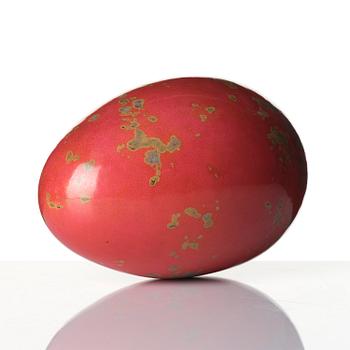 Hans Hedberg, a faience sculpture of an egg, Biot, France.