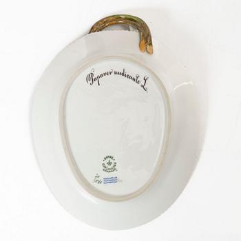 Two Royal Copenhagen 'Flora Danica' porcelain dishes, Denmark, 1940s and 60s.