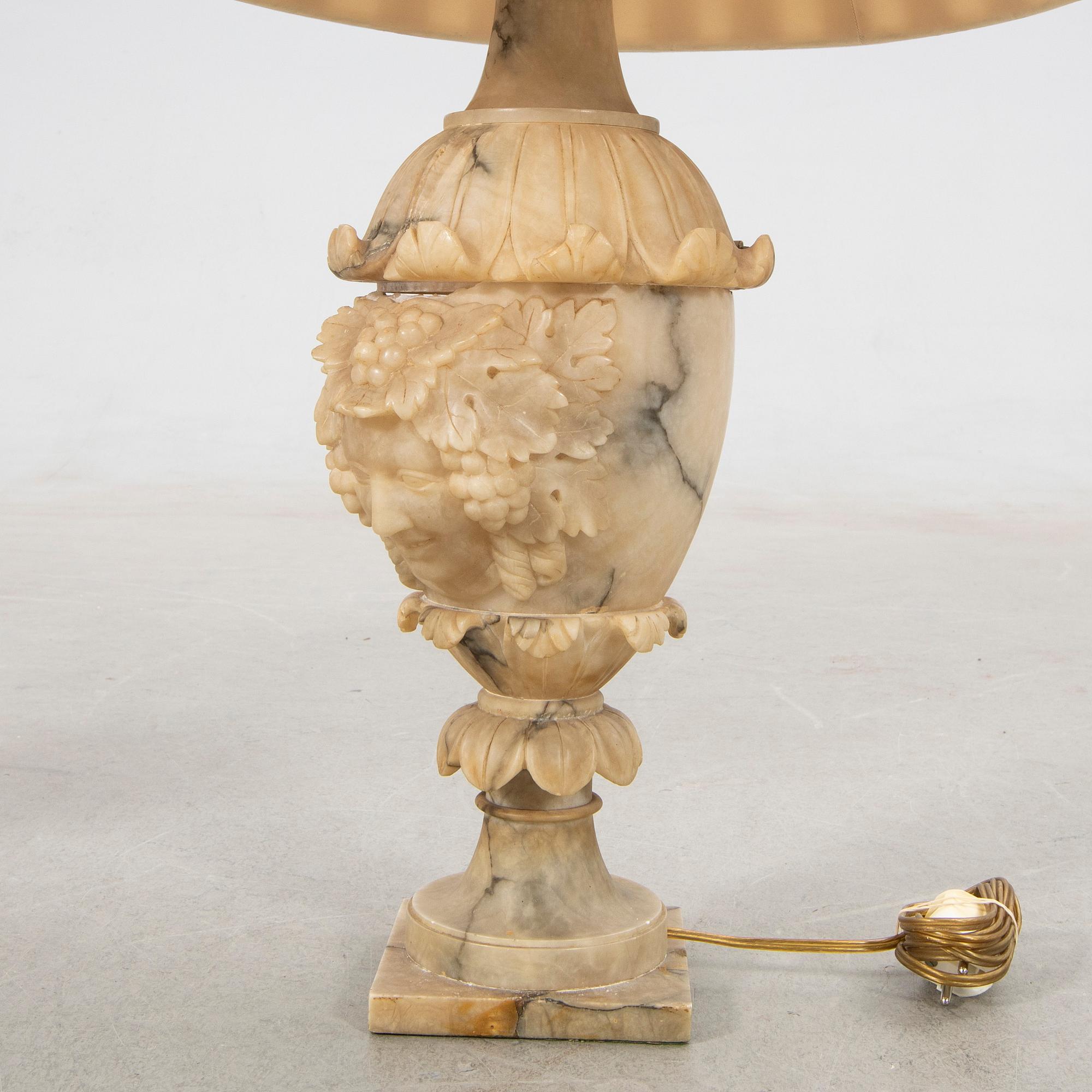 Bordslampor ett par, 1800-tal.