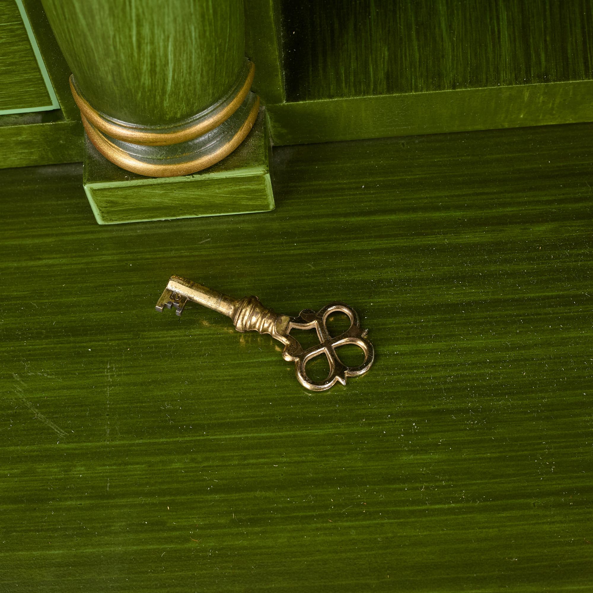 A Rococo style display cabinet, second half of the 20th Century.