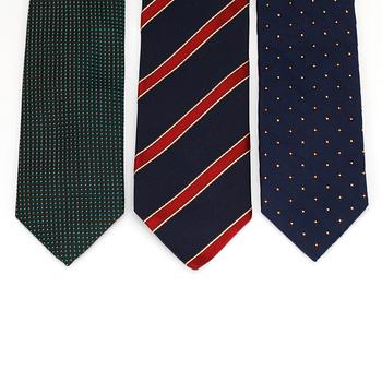 CORNELIANI, three silk ties.