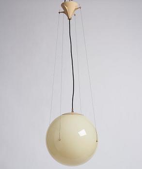 Gunnar Asplund, attributed to, a ceiling lamp, reportedly with provenance architect John Elisasson (an Asplund assistant), 1930s.