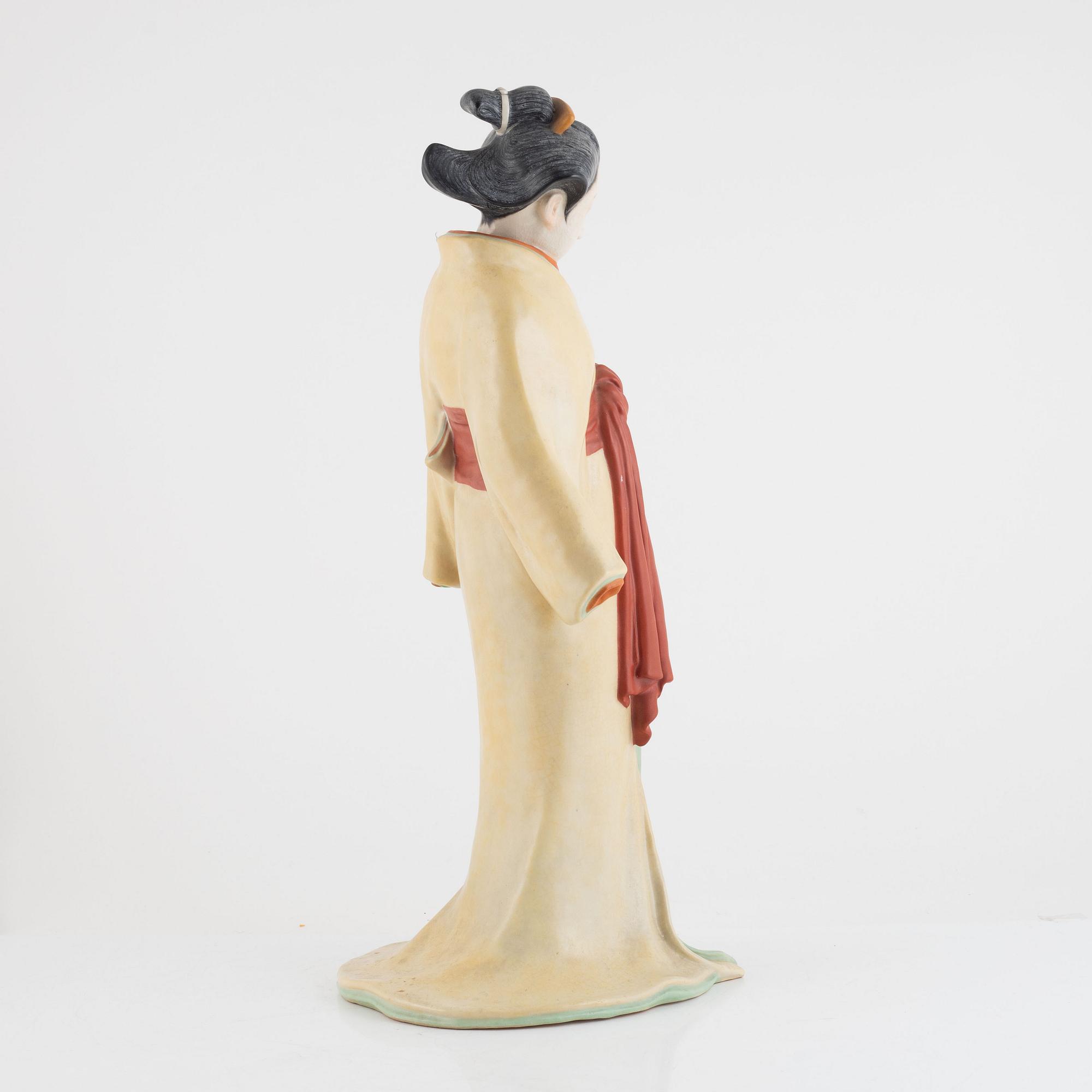 Sculpture, porcelain, Kozan, Japan, 20th century.