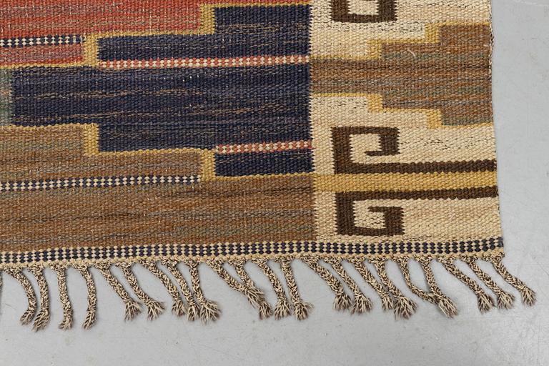 Märta Måås-Fjetterström, a carpet, matta, "Blå heden", flat weave, ca 294 x 236 cm, signed MMF.