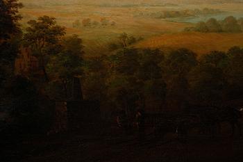 OKÄND KONSTNÄR, olja på duk, 1800-tal.