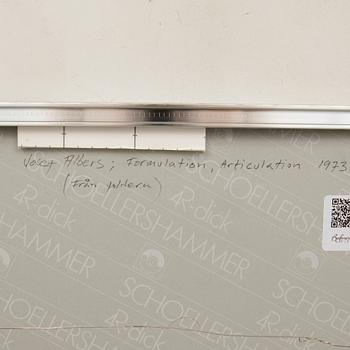 Josef Albers, 2 works Untitled from "Formulation, Articulation" 1973.