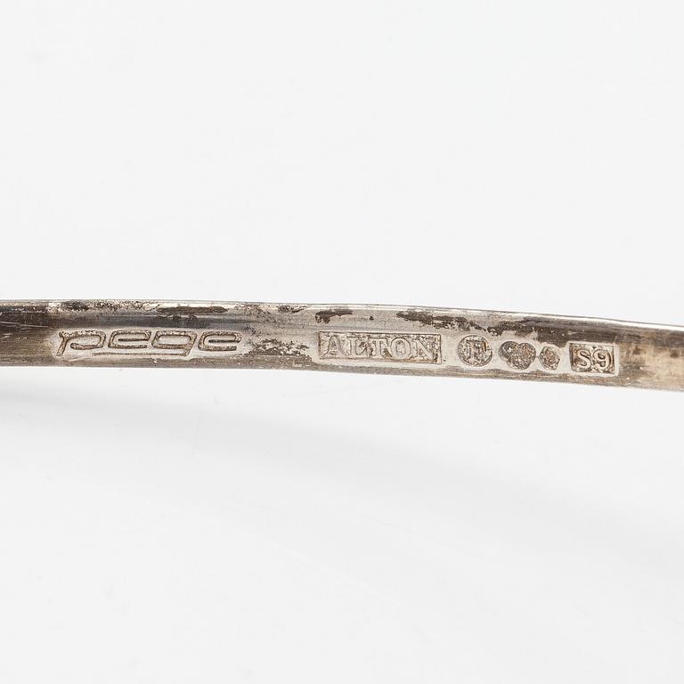 Smyckesset, 4 delar, silver, syntetisk stenar, Pege (Karl-Erik Palmberg), Alton, Sverige.