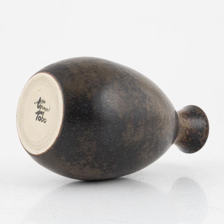 Erich & Ingrid Triller, vas, stengods, Tobo, signerad.