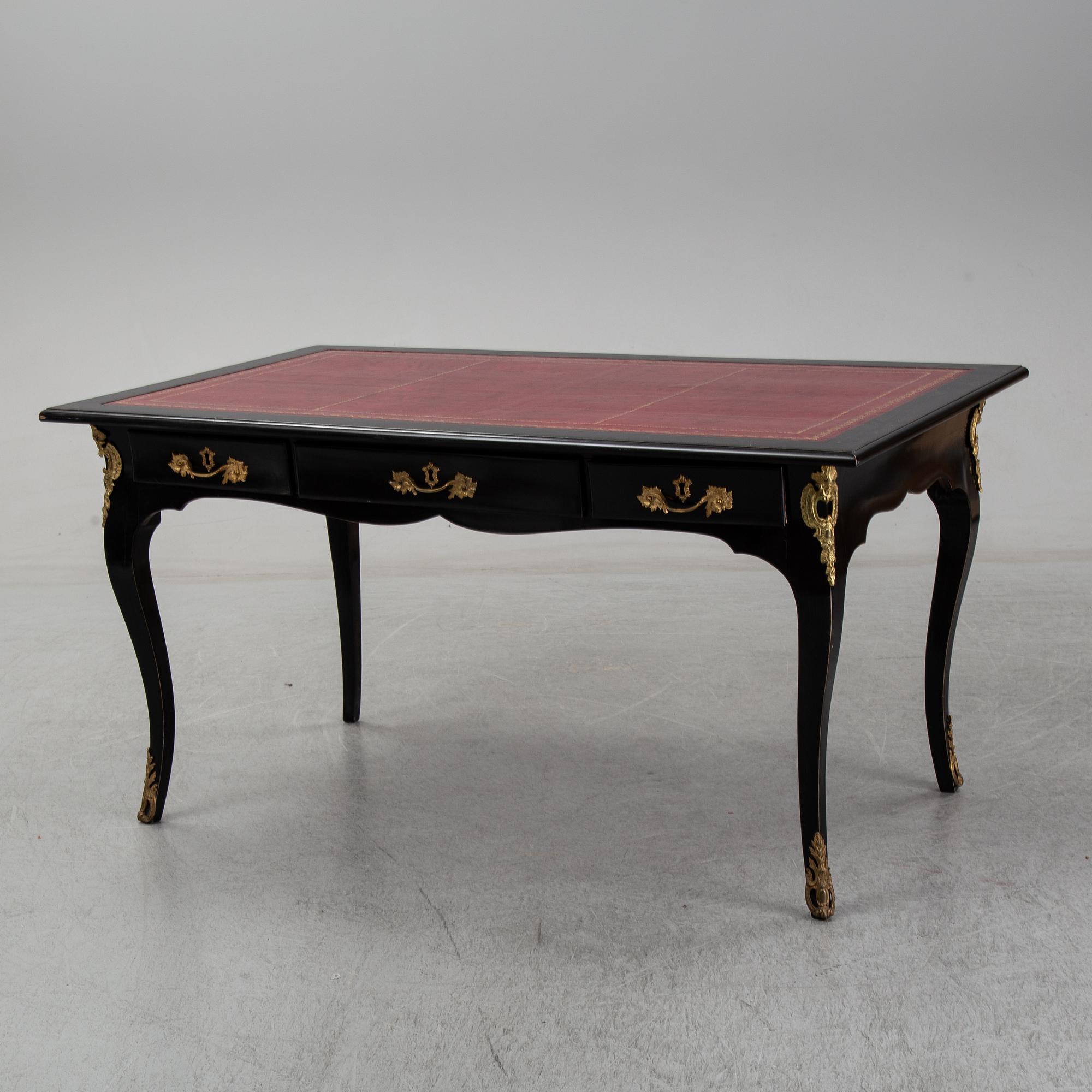 A Swedish Rococo writing desk, second half of the 18th century.