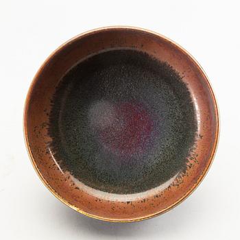 Stig Lindberg, a stoneware bowl, Gustavsberg studio, Sweden 1942-55.