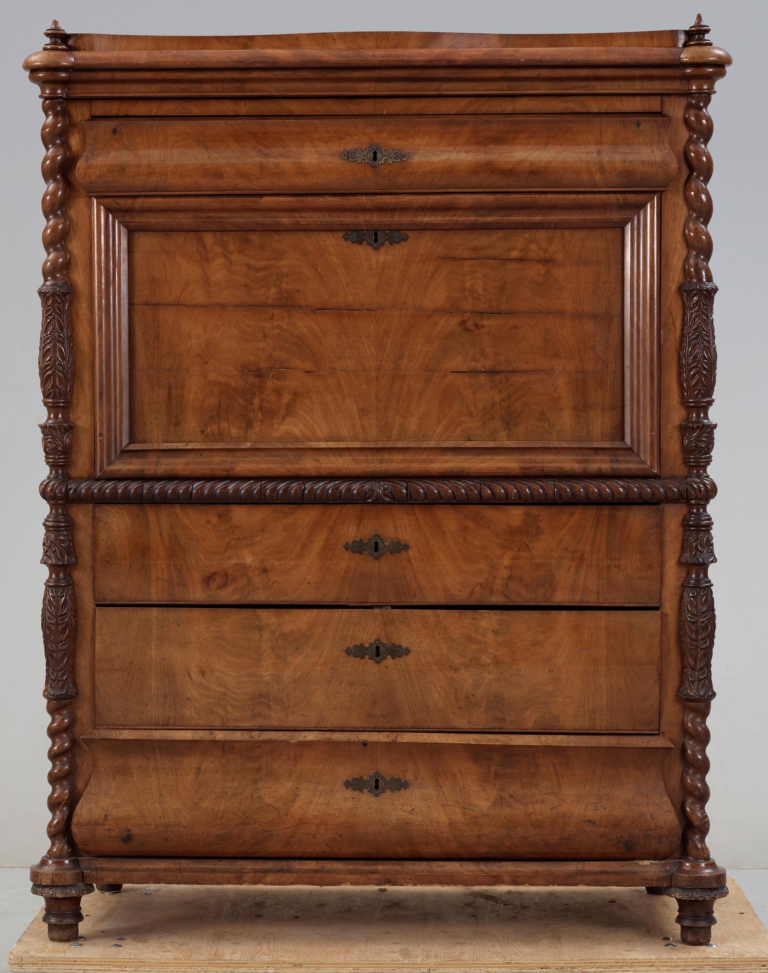 CHIFFONJÉ, nyrenässans, 1800-tal.