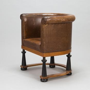 Arttu Brummer, a late 1920's armchair for Juho Konttinen Oy.