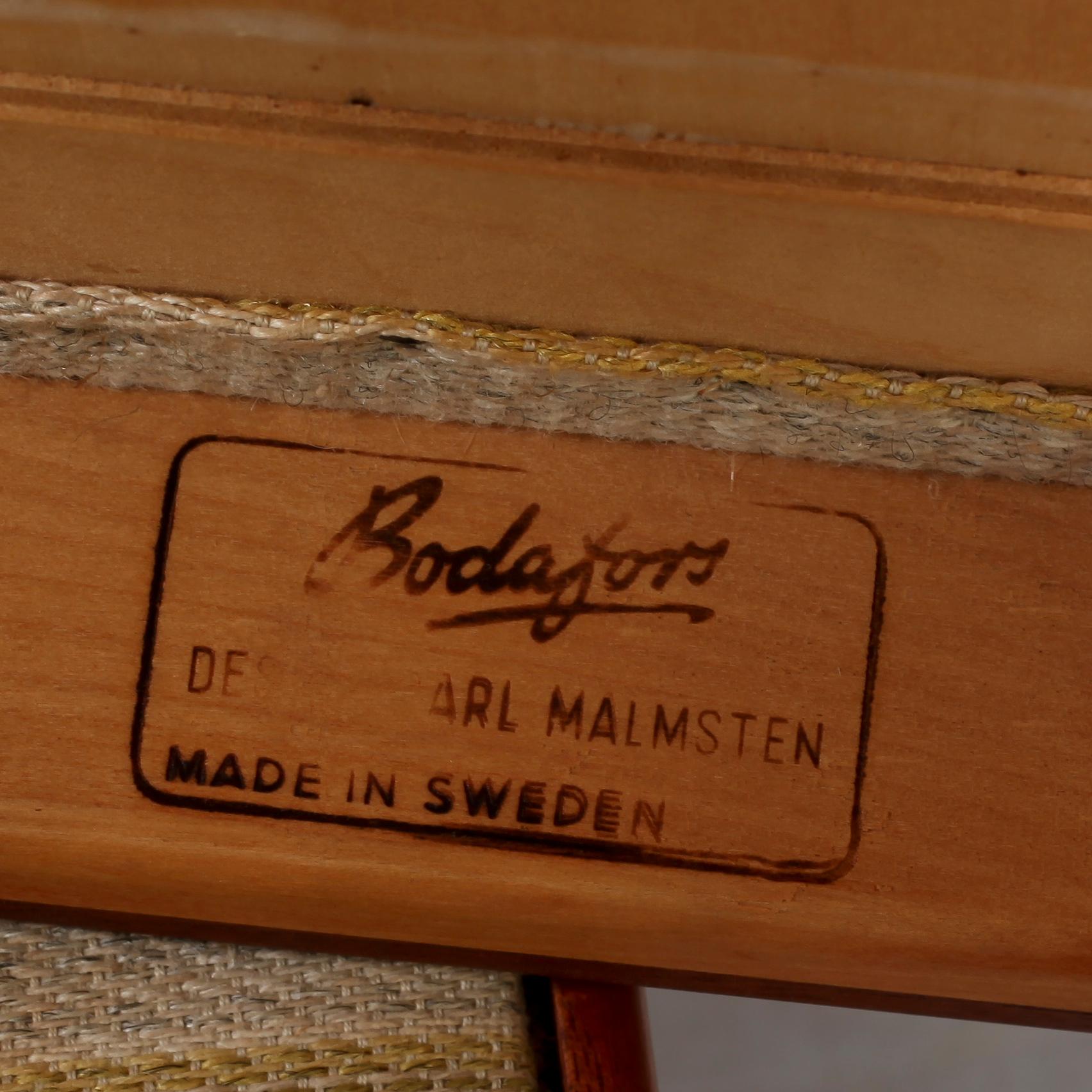 STOLAR, ett par, Carl Malmsten, för AB Svenska Möbelfabrikerna, Bodafors, 1960-tal.