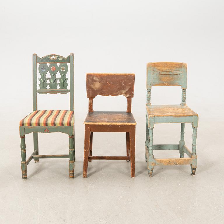 Chairs 6 similar 19th century, second half.