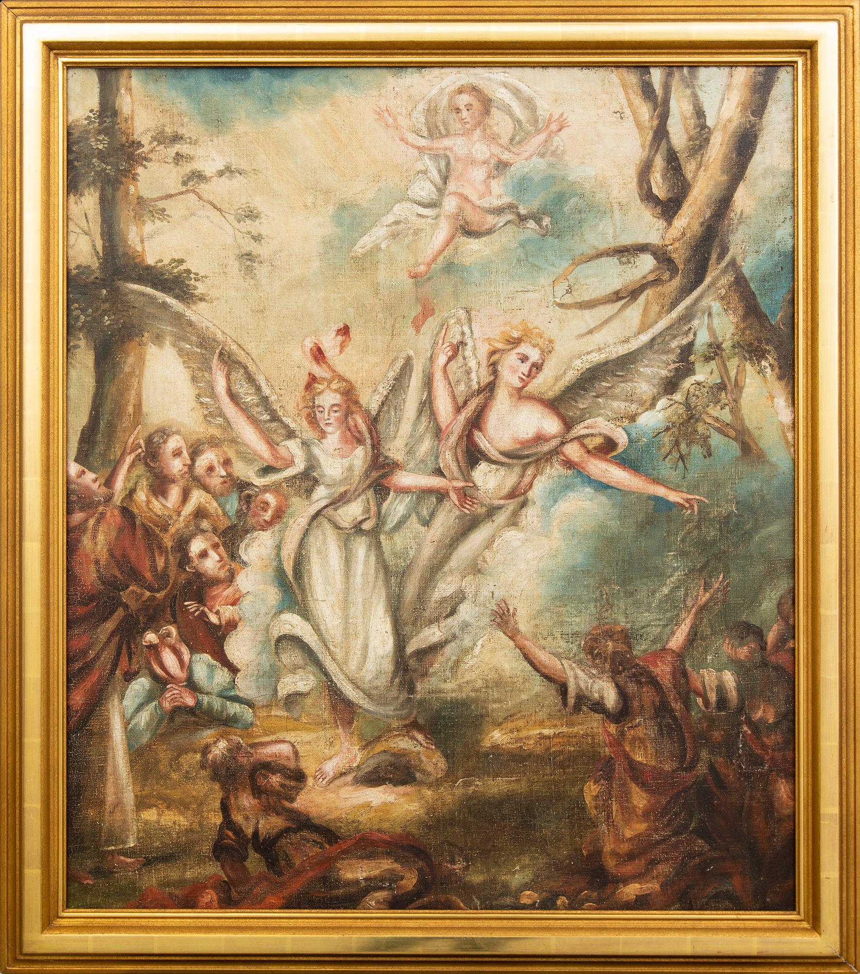 Unknown artist, an 18th century oil on canvas.