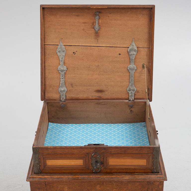 Casket, 18th Century, with later stand.