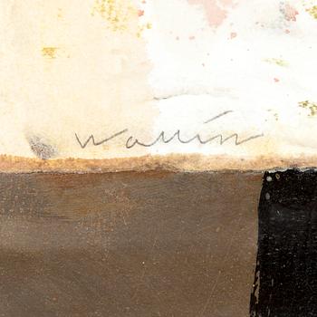ANDERS WALLIN, mixed media, signed.