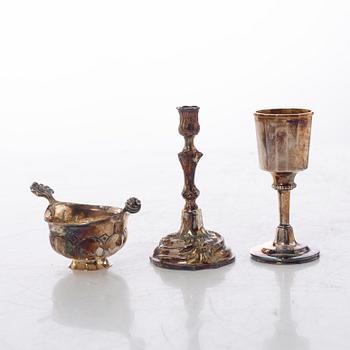 "The Swedish silver treasure", 10 miniatures, silver, GAB, Eskilstuna 1980-1983.