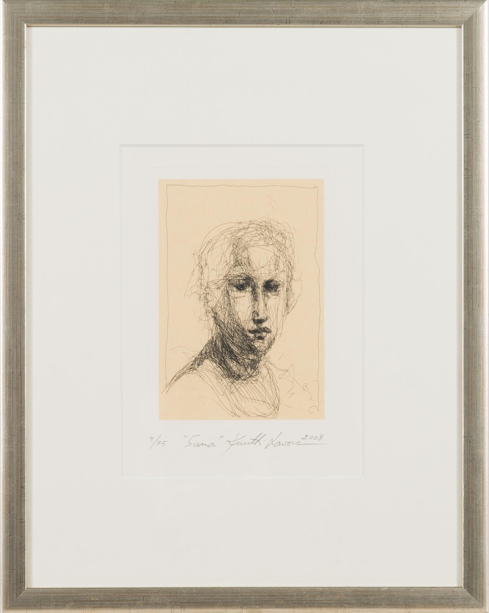 Kuutti Lavonen, etching, signed and dated 2008, numbered 4/75.