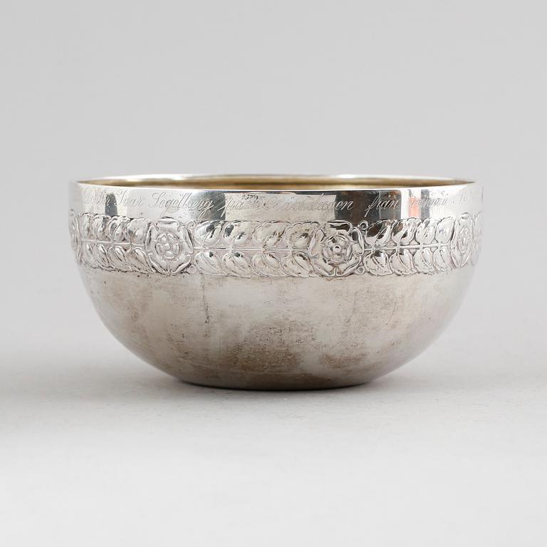 SKÅL, silver, GAB, Stockholm 1919. Vikt ca 198 gram.