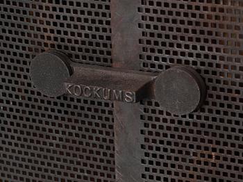 BRASKAMIN, gjutjärn. Sigurd Persson Kockums Jernverk, 1965.