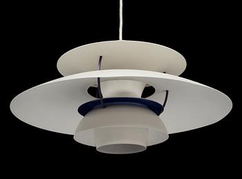 TAKLAMPA, "PH-lampa", Poul Henningsen, Fritz Hansen, 1900-talets fjärde kvartal. Höjd 25 cm.