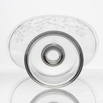 Lisa Bauer, a glass bowl, Kosta 1986.