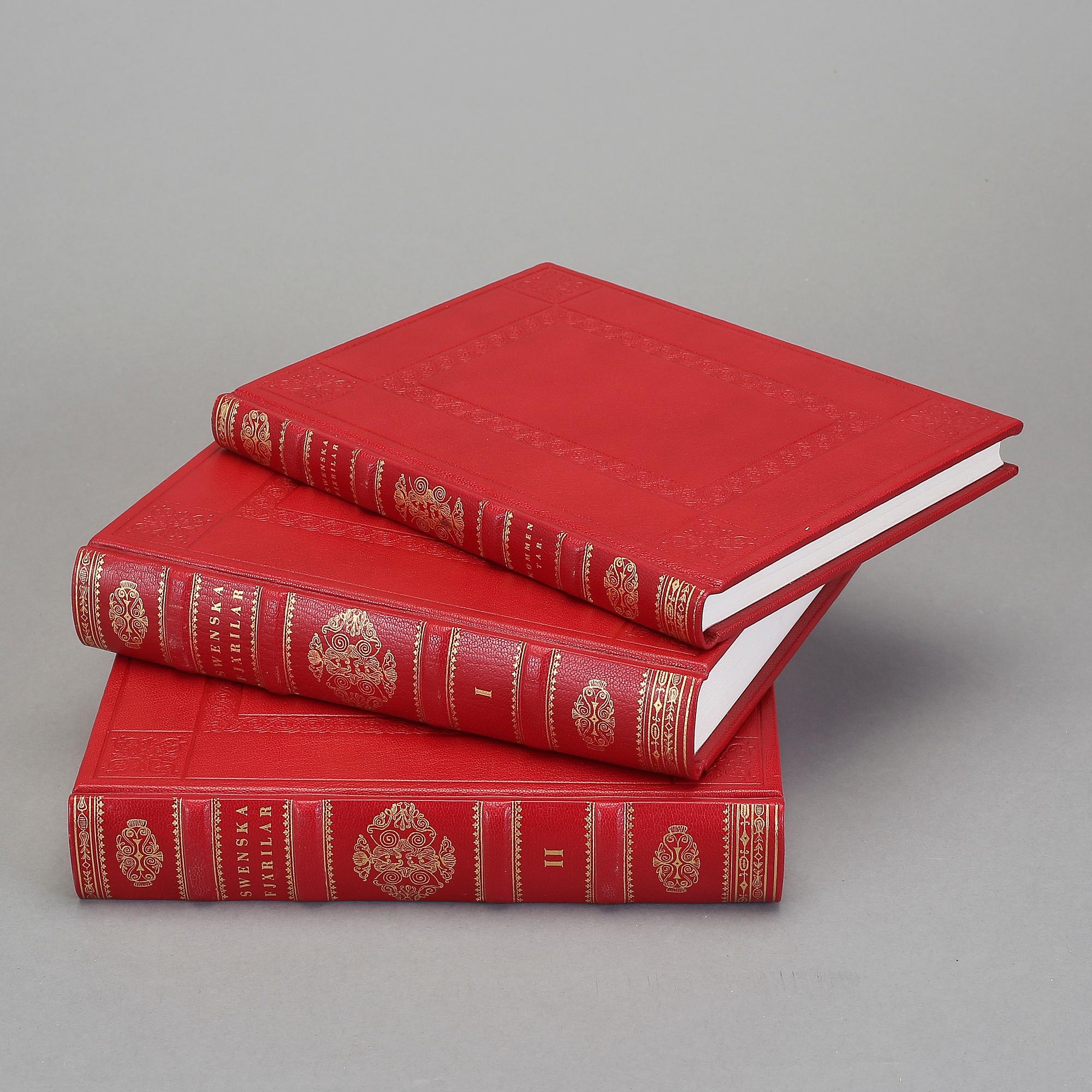 BOKBAND, Wilhelm von Wright, Swenska fjärilar 1-3. Rene Coeckelberghs Editioner, 1989.