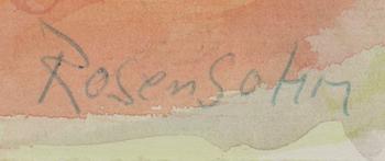 LENNART ROSENSOHN, watercolour, signed.