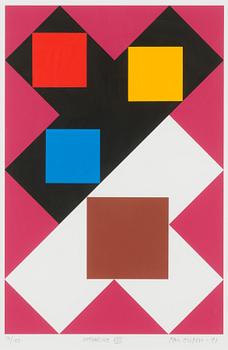Paul Osipow, silkscreen, signed and dated -91, numbered 14/100.