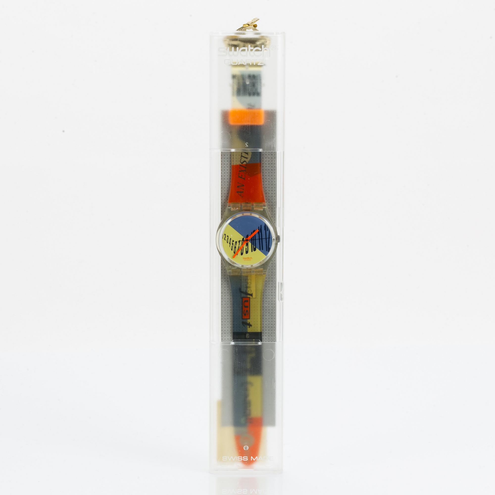 Swatch, Typesetter, wristwatch, 34 mm.