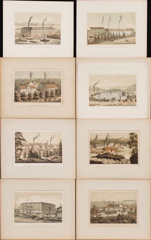 12 GRAPHIC PRINST, around 1900.