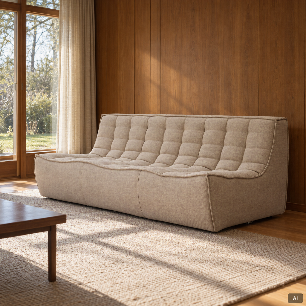 Jaques Deneef, sofa, "N701", Ethnicraft, 2000s.