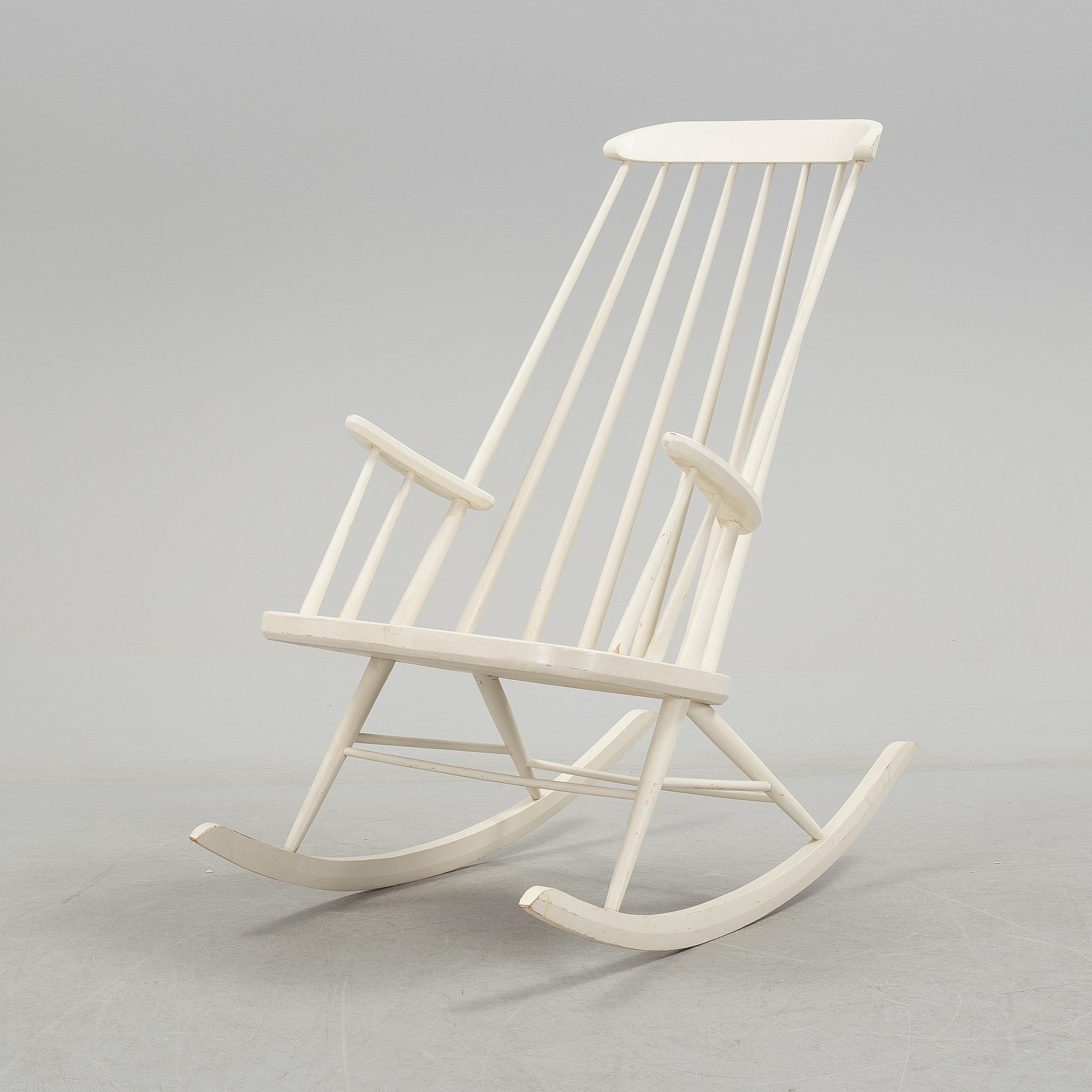 A 'Gunga Din' rocking chair by Gillis Lundgren for Ikea.