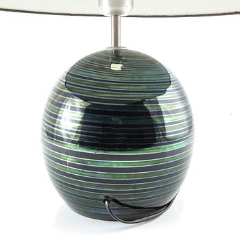 Oiva Toikka, "Ranta" table lamp, Nuutajärvi Wartsila Finland, late 20th century.