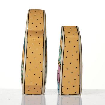 Dorothy Hafner, a 47-piece "Flash" ceramic dinner service, Rosenthal, Germany, post 1984.