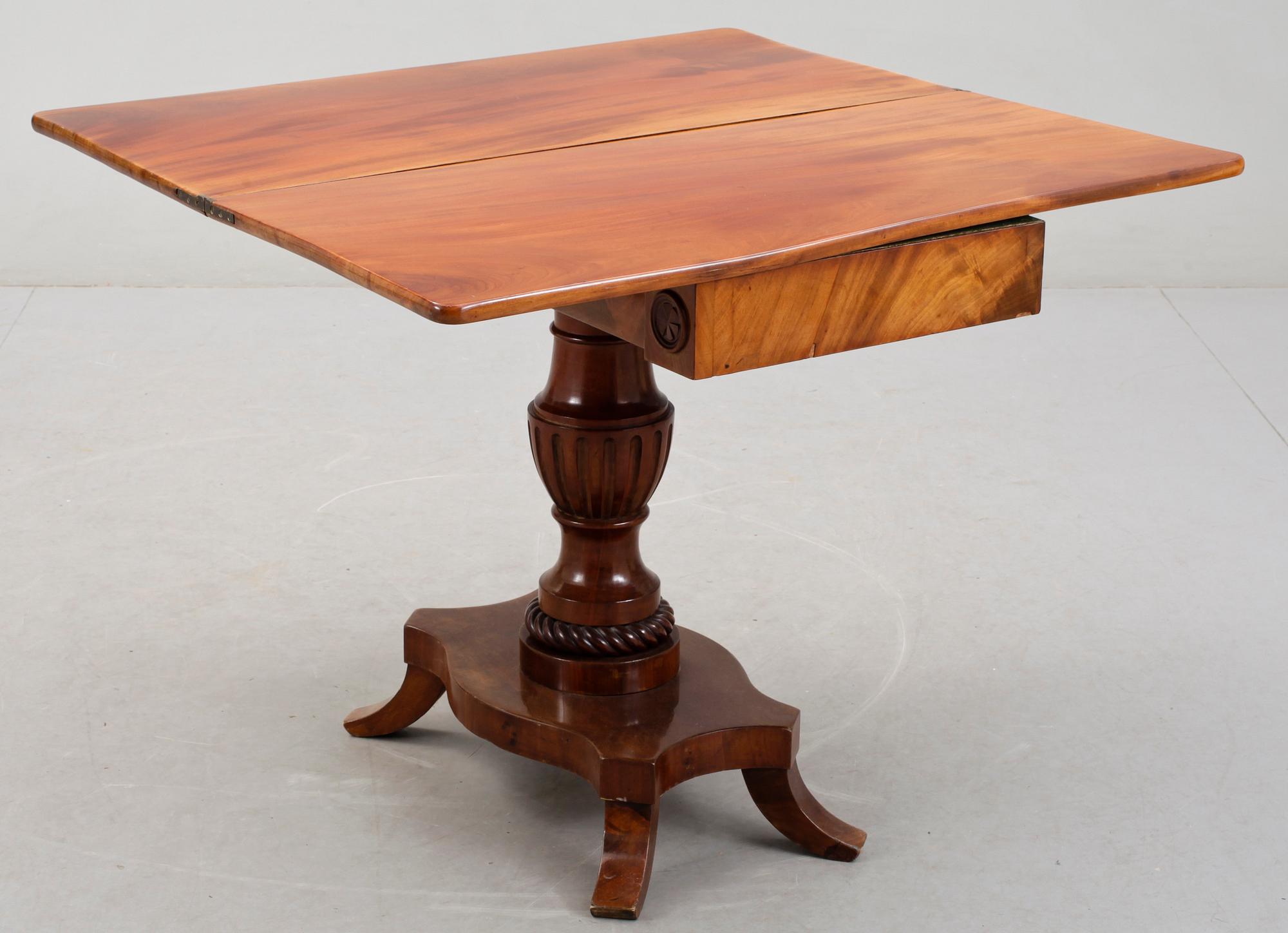 SPELBORD, nyrokoko, 1800-talets slut.